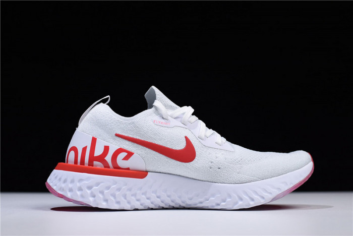 (image for) nike epic react flyknit white red AQ0067 800